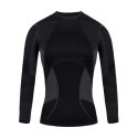 Koszulka termoaktywna Alpinus Active Base Layer czarno-szara W GT43180 Alpinus