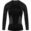 Koszulka termoaktywna Alpinus Active Base Layer czarno-szara W GT43180 Alpinus