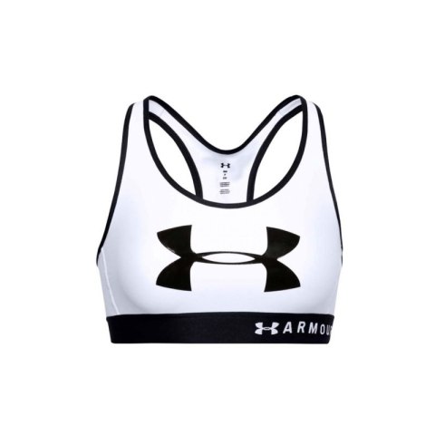 Stanik sportowy Under Armour Mid Keyhole Graphic Bra W 1344333-100 Under Armour