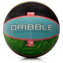 Piłka koszykowa Meteor Dribble niebieski/zielony Meteor