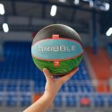 Piłka koszykowa Meteor Dribble niebieski/zielony Meteor
