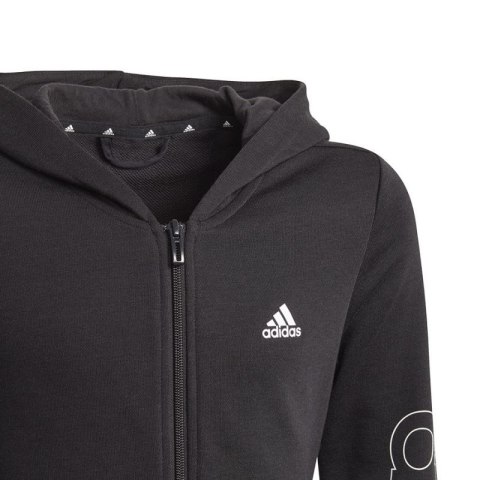 Bluza adidas Essentials Logo Full-Zip Hoodie Jr GN4050 Adidas
