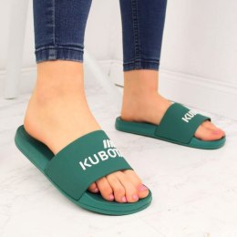 Klapki plażowe basenowe basic zielone Kubota Kubota