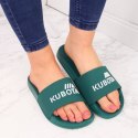 Klapki plażowe basenowe basic zielone Kubota Kubota