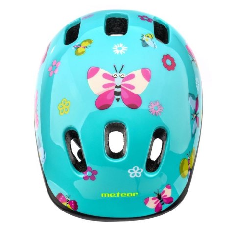 KASK ROWEROWY DZIECIĘCY METEOR KS06 butterflies Meteor