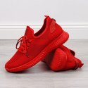 Buty sportowe tekstylne NEWS M EVE266B czerwone Inny