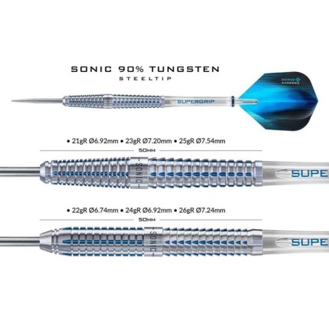Rzutki Harrows Sonic 90% Steeltip HS-TNK-000013298 Harrows