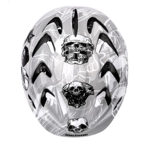 KASK ROWEROWY DLA DZIECI METEOR MV7 szary Meteor
