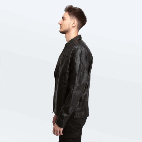 Cameleon Men's Leather Jacket Richard Black WD