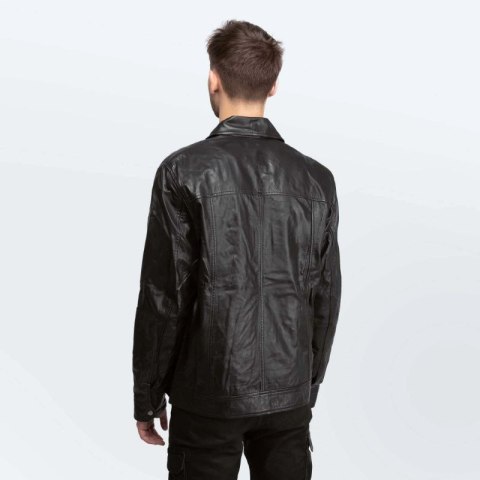 Cameleon Men's Leather Jacket Richard Black WD