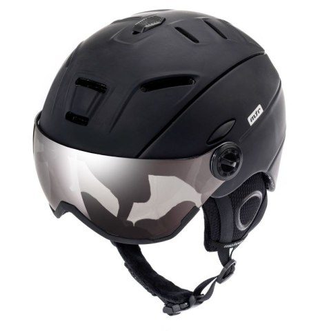 Kask narciarski Meteor Holo XL 61-63 cm czarny Meteor