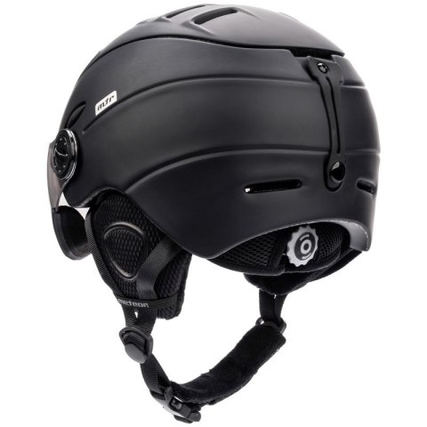 Kask narciarski Meteor Holo XL 61-63 cm czarny Meteor