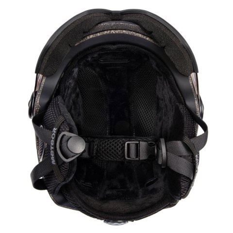 Kask narciarski Meteor Holo XL 61-63 cm czarny Meteor