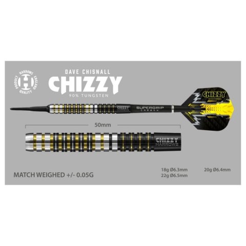 Rzutki Harrows Chizzy 90% Softip HS-TNK-000016011 Harrows