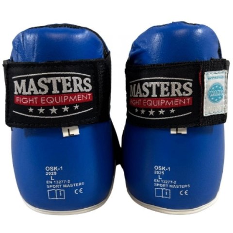 Ochraniacze stóp skórzane OSK-1 (WAKO APPROVED) MASTERS FIGHT EQUIPMENT