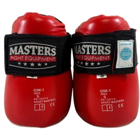 Ochraniacze stóp skórzane OSK-1 (WAKO APPROVED) MASTERS FIGHT EQUIPMENT