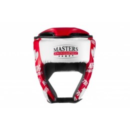 Kask treningowy MJE - KTOP-PU-KM czerwony MASTERS FIGHT EQUIPMENT