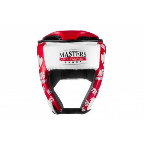 Kask treningowy MJE - KTOP-PU-KM czerwony MASTERS FIGHT EQUIPMENT