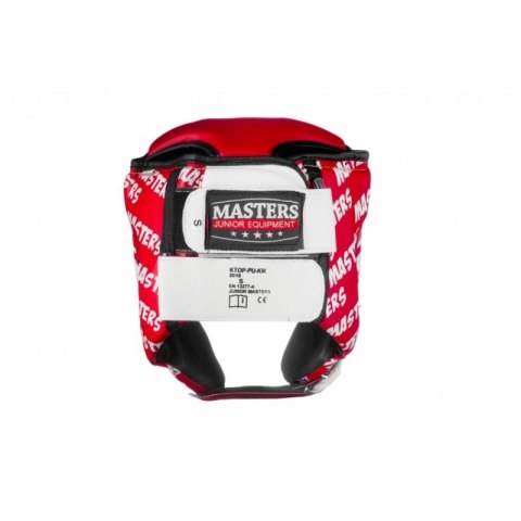 Kask treningowy MJE - KTOP-PU-KM czerwony MASTERS FIGHT EQUIPMENT