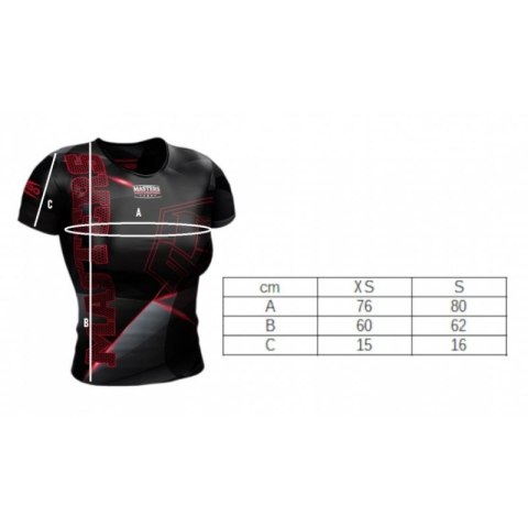 Koszulka treningowa damska MFC "MSTRS-BLACK" IRON PRO