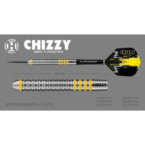 Rzutki Harrows Chizzy 80% Softip HS-TNK-000013871 Harrows