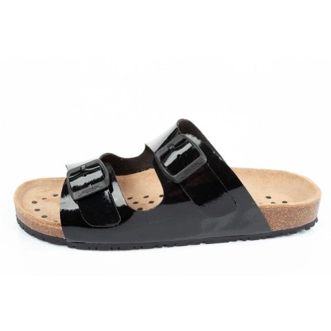Klapki robocze Abeba Sandals Black W 8088 Abeba