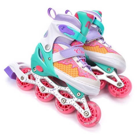 Rolki Meteor 4w1 Cream L 38-41 10143 Meteor