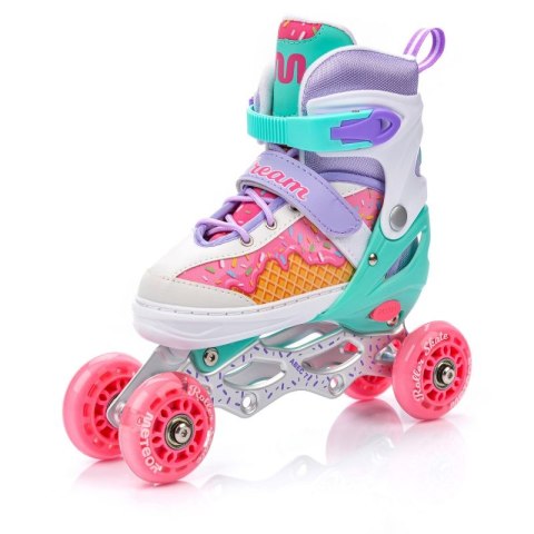Rolki Meteor 4w1 Cream L 38-41 10143 Meteor