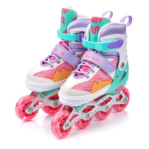 Rolki Meteor 4w1 Cream S 30-33 10141 Meteor