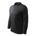 Koszulka polo Malfini Single J. LS M MLI-21194 ebony gray Malfini