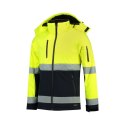 Kurtka Rimeck Bi-color EN ISO 20471 Softshell M MLI-T5297 fluorescencyjny żółty Rimeck