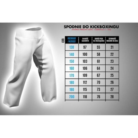 Spodnie do kickboxingu MASTERS SKBP-M Masters