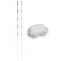 Siatka do siatkówki biała z antenkami Netex SI0005 Netex