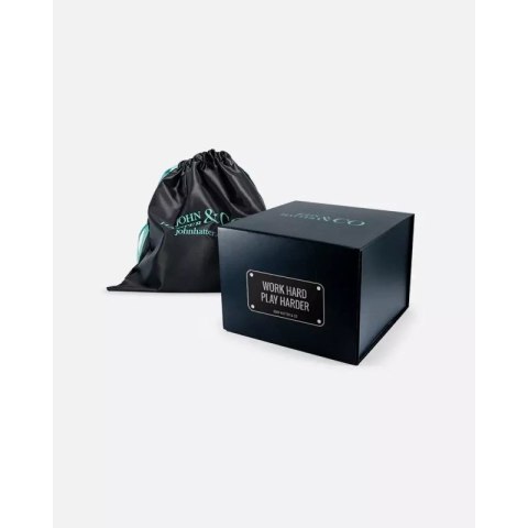 JOHN HATTER & CO WORK HARD PLAY HARDER BLACK 1-1073-U00 JOHN HATTER & CO