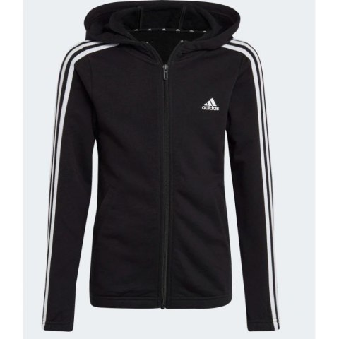 Bluza adidas Essentials 3 Stripes Full-Zip Hoodie Jr IC3634 Adidas