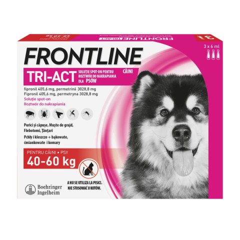 FRONTLINE Tri-Act Dla Psów 3x6ml Frontline (Boehringer Ingelheim)