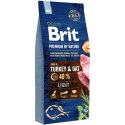 Brit Premium By Nature Light Z Indykiem I Owsem 15kg Brit