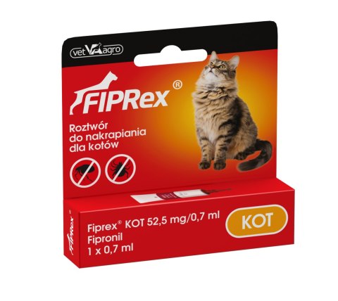 Vet-Agro Fiprex Dla Kota 0,7ml Vet-Agro