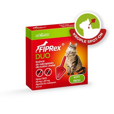 Vet-Agro Fiprex Duo Kot, Fretka 0,5ml Vet-Agro