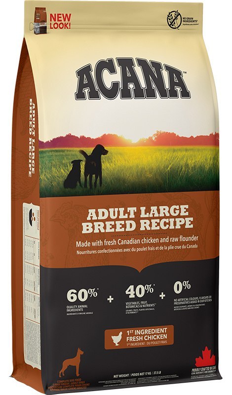 Acana Heritage Adult Large Breed 17kg Acana