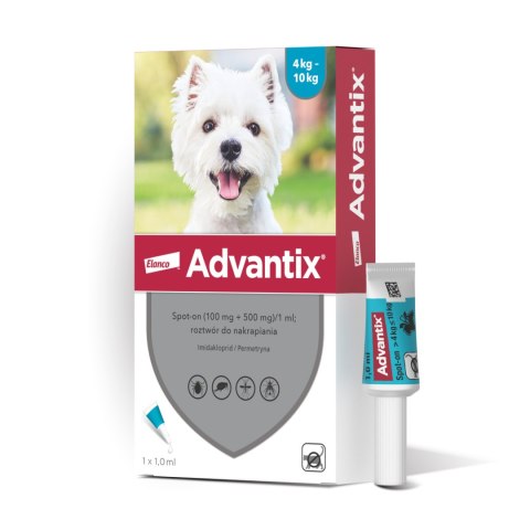 Bayer Advantix Krople Na Kleszcze I Pchły 1ml Bayer