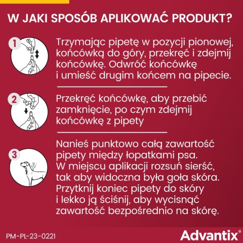 Bayer Advantix Krople Na Kleszcze I Pchły 1ml Bayer