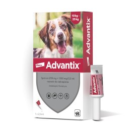 Bayer Advantix Krople Na Kleszcze I Pchły 2,5ml Bayer