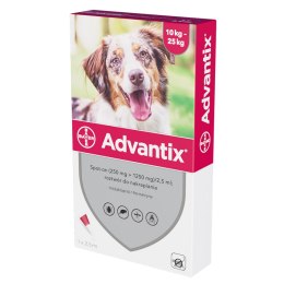 Bayer Advantix Krople Na Kleszcze I Pchły 2,5ml Bayer