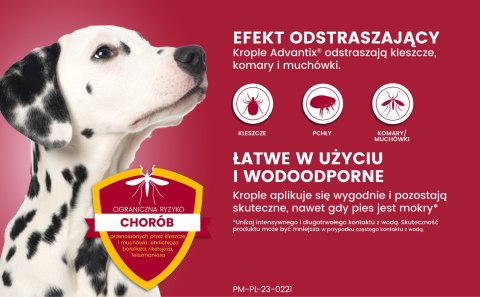 Bayer Advantix Krople Na Kleszcze I Pchły 2,5ml Bayer