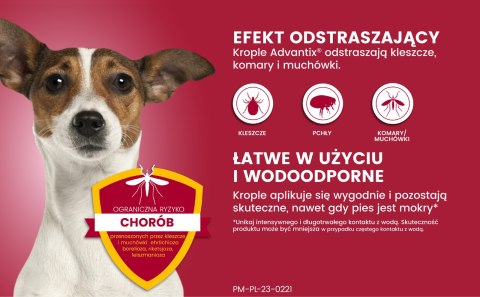 Bayer Advantix Krople Na Kleszcze I Pchły 4x1ml Bayer