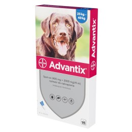 Bayer Advantix Krople Na Kleszcze I Pchły 4x4ml Bayer