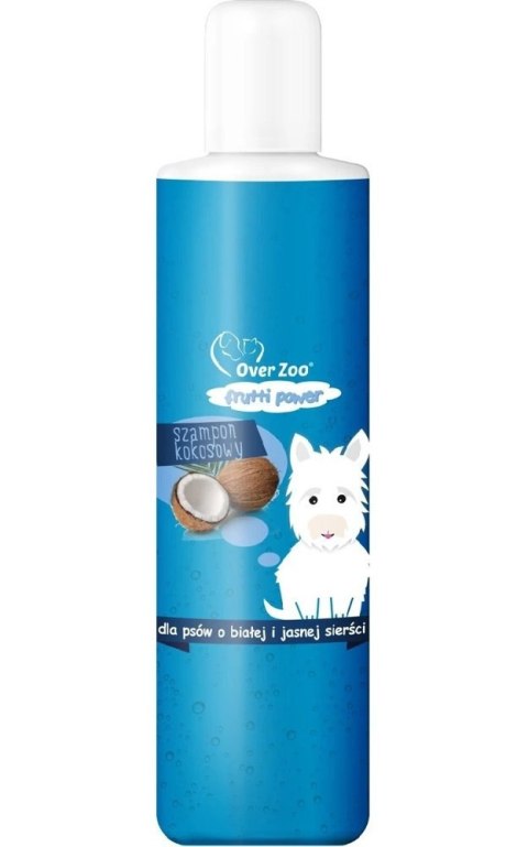 OVER ZOO Szampon Frutti Power Kokosowy Dla Psów O Białej Sierści 200ml Over Zoo