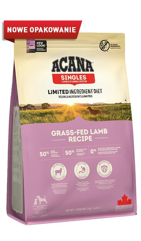 Acana Singles Grass-Fed Lamb 2kg Acana