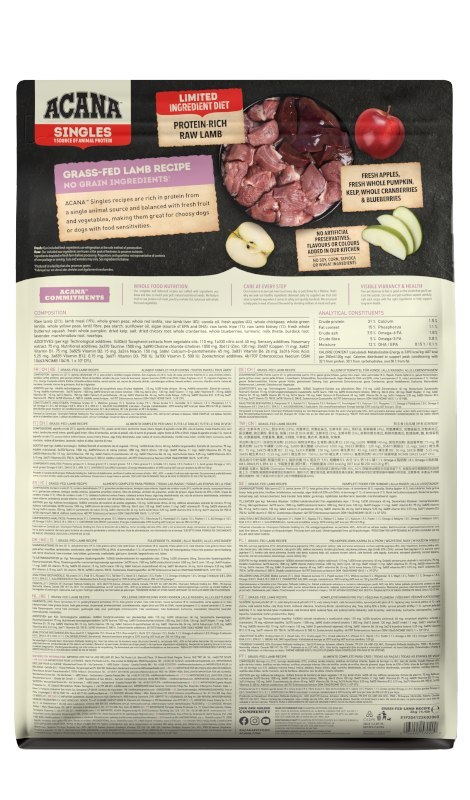 Acana Singles Grass-Fed Lamb 2kg Acana